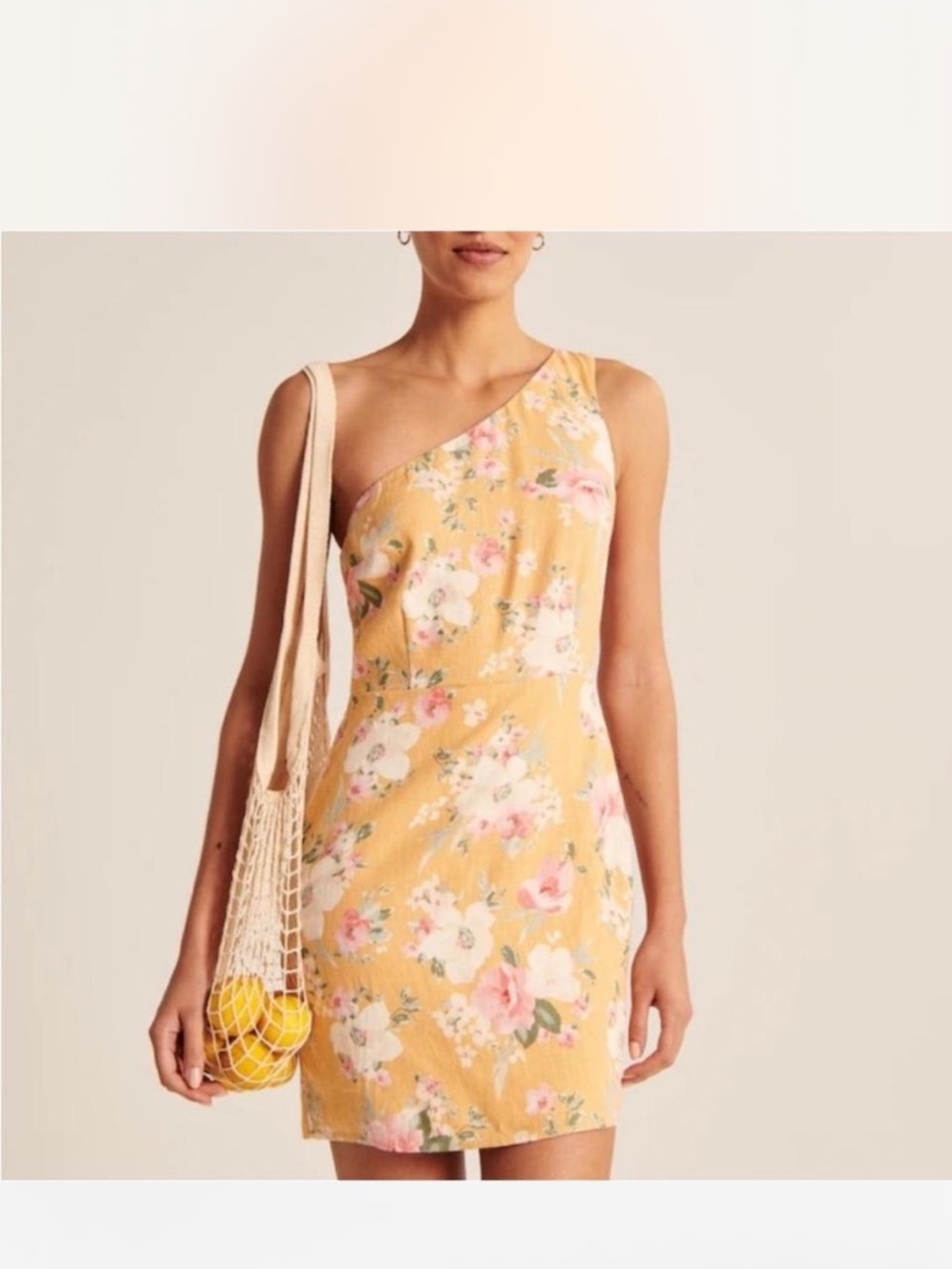 Abercrombie & Fitch One-Shoulder Mini Dress